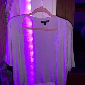 Banana republic whit short sleeve sweater